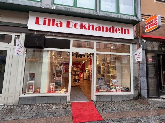 Lilla Bokhandeln på Drottninggatan 28